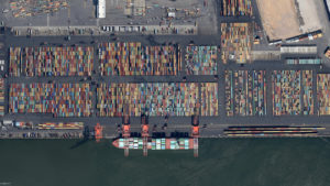 Containers in Port Newark