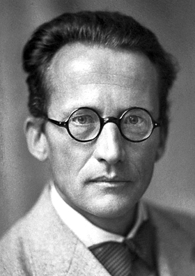 Portret van Erwin Schrödinger in 1933. 