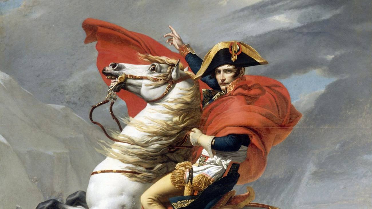 Napoleon Bonaparte te paard