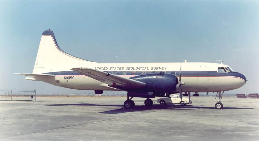 Een Convair CV-240, vergelijkbaar met het gehuurde toestel van Lynyrd Skynyrd. 