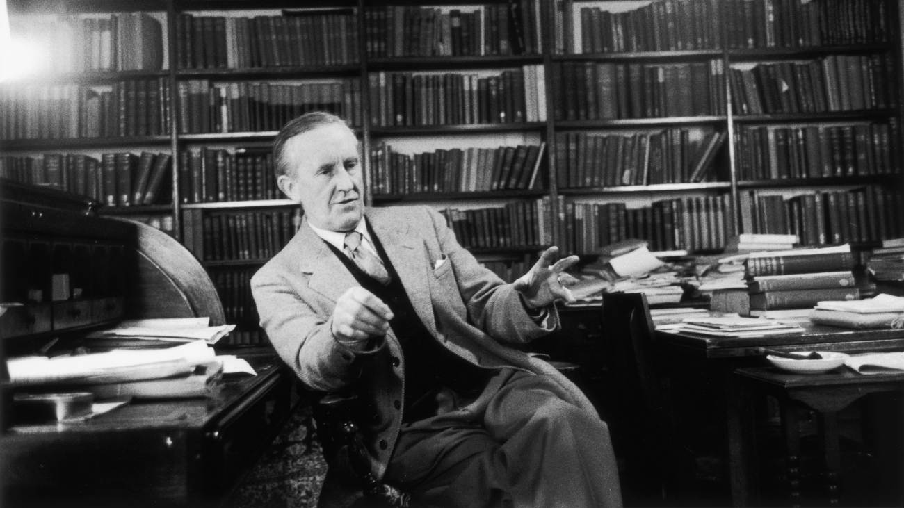 JRR Tolkien, schrijver van de hobbit