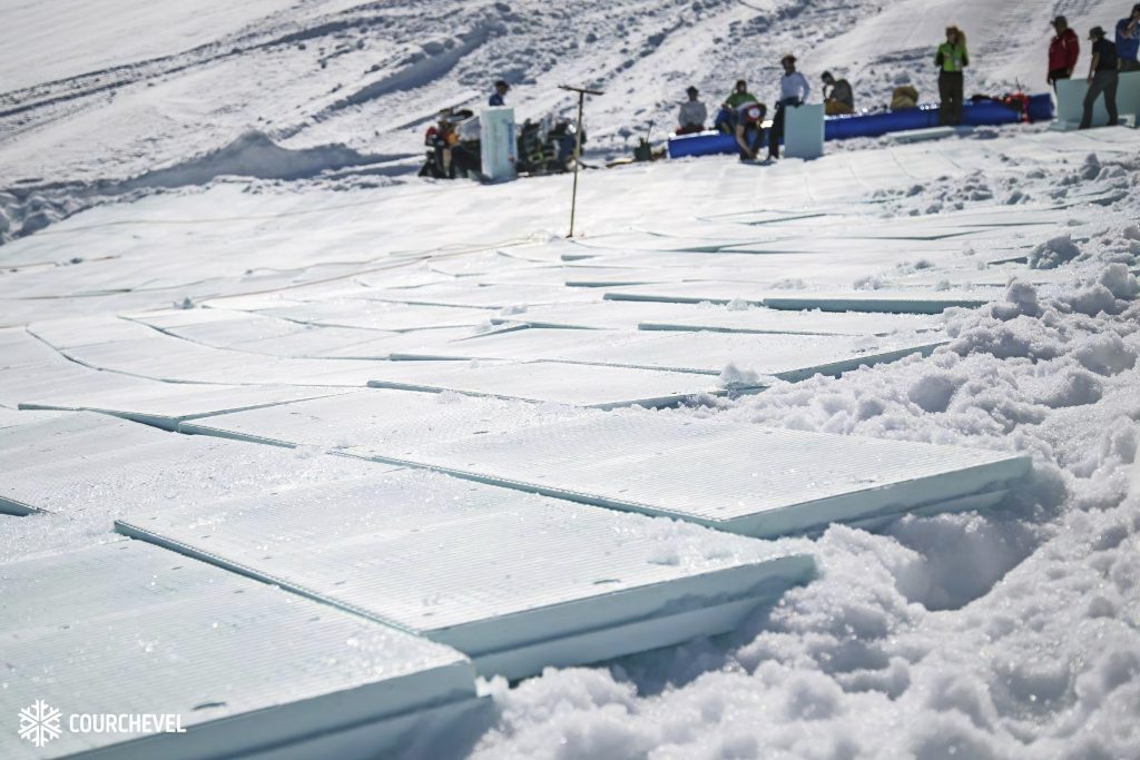 reflectieve panelen die voorkomen dat sneeuw smelt