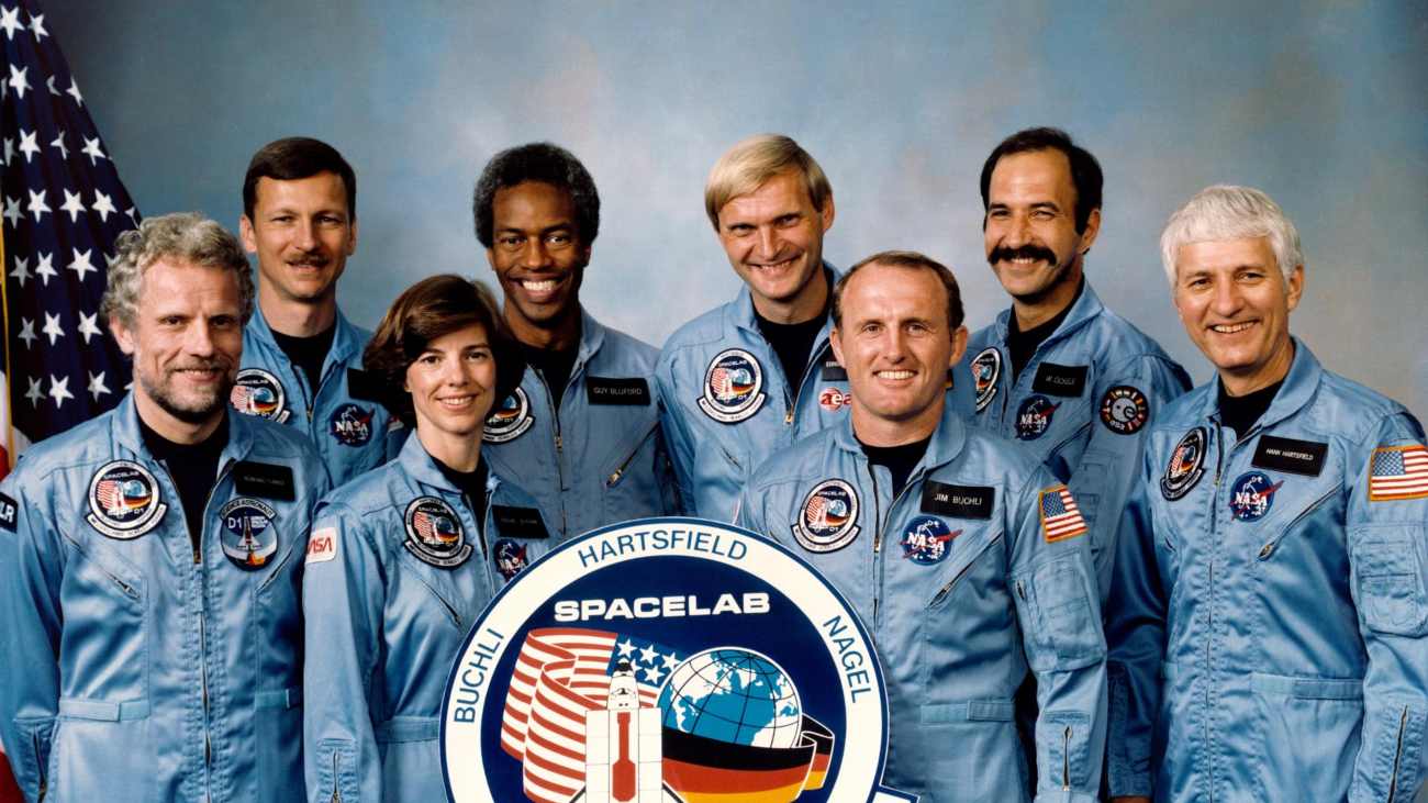 NASA/ESA crew challenger missie STS-61-A