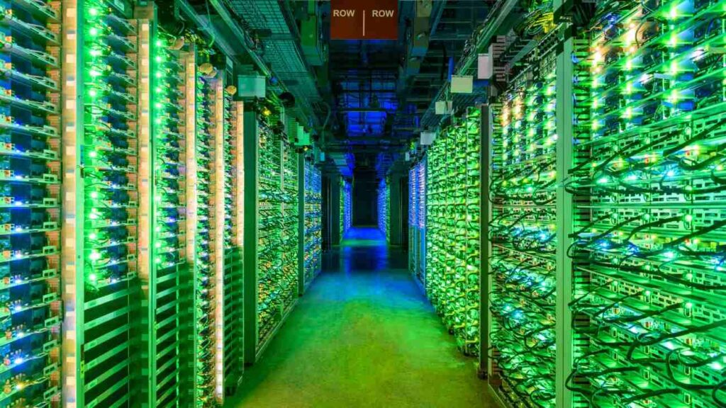 datacentrum van google, kernreactoren moeten die van energie gaan voorzien