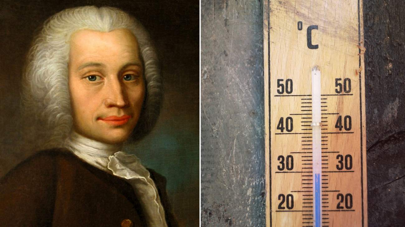 Anders Celsius en thermometer