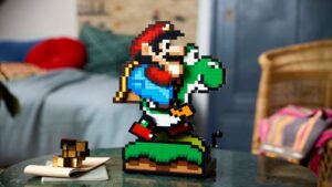 Mario en Yoshi van LEGO