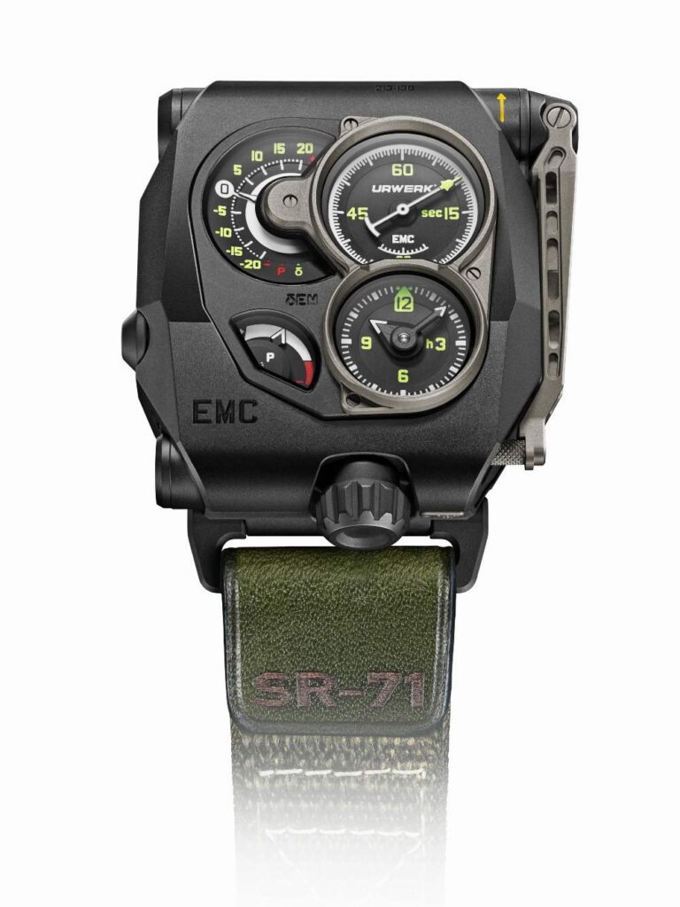 Urwerk EMC SR 71 horloge